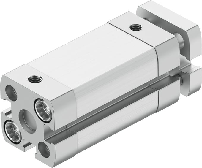 Festo Compacte Cilinder 12mm Boring 25mm Slag ISO 21287 Dubbelwerkend - 554209 - P2DMW