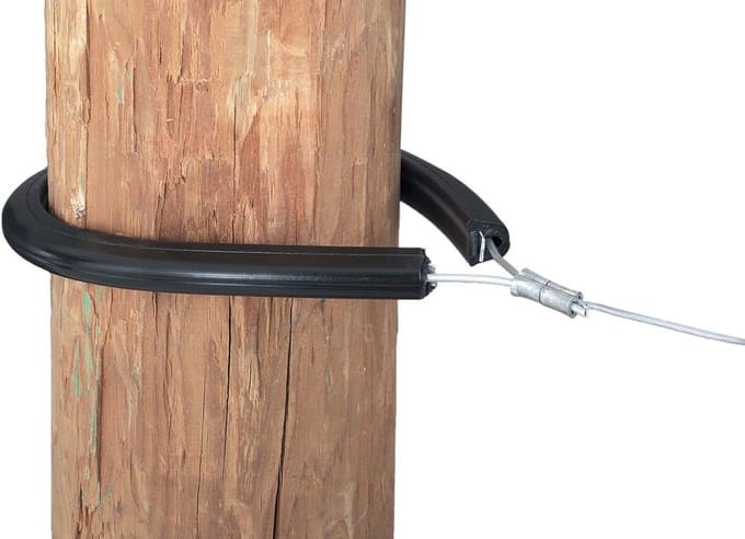 Isolator Pack - Hoek & Einde - Omheining Bevestigen - Zware Zijwanden - 10 Stuks - Zwart