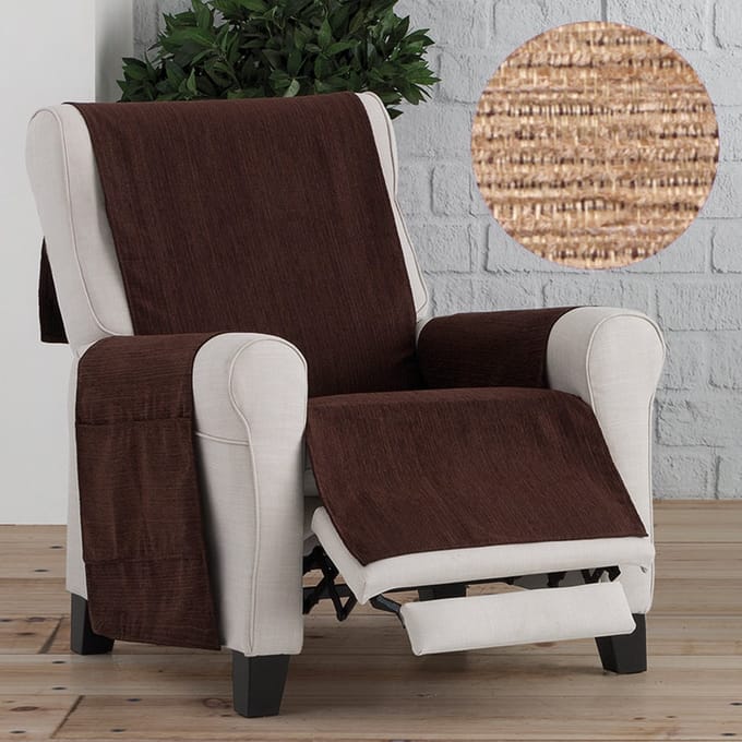 Fauteuilbeschermer Kioto - 55cm breed - Beige