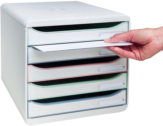 Exacompta Ladenbox Big Box Plus 5 lades AutentiK - Geassorteerd - 309303D