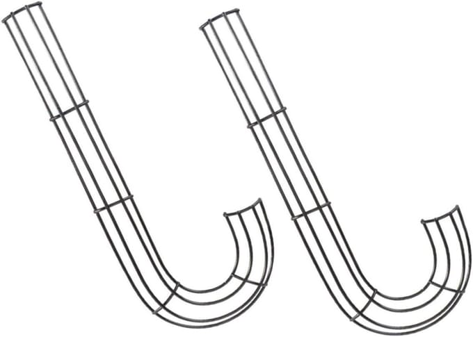 Kransvormen Set - Draadkrans Frames - Kransen Maken - Stevige IJzeren Basis - 2 Stuks 35cm - Zwart