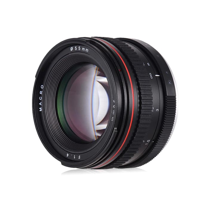 Objectif de caméra à grande ouverture 50mm f/1.4 USM, mise au point anthropomorphe Standard, faible Dispersion pour noir