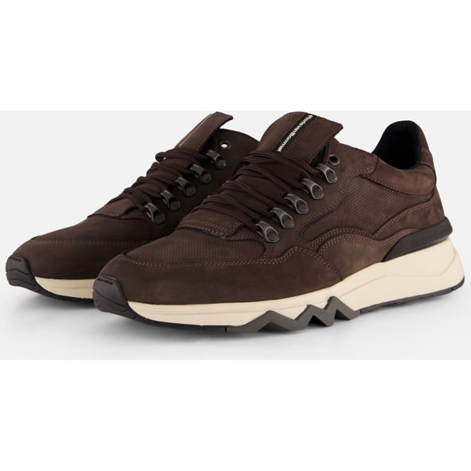 Floris van Bommel Floris van Bommel Zager sneakers bruin