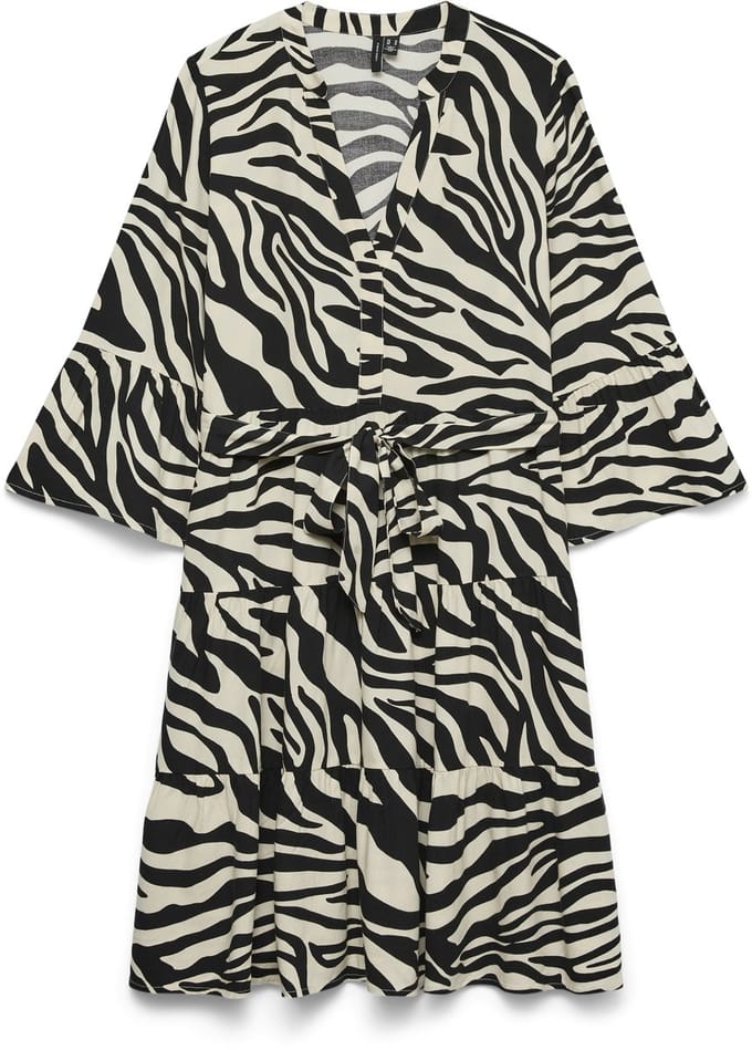 VERO MODA - VMMELBA 3/4 SHORT BELT DRESS WVN NOOS - Dames - Mini jurken