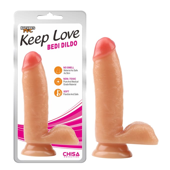 Realistische Dildo met zuignap - 17 cm