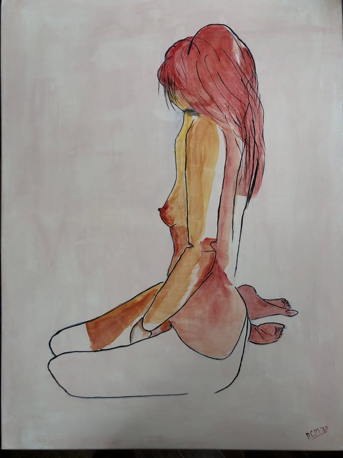 Meisje S1 acryl