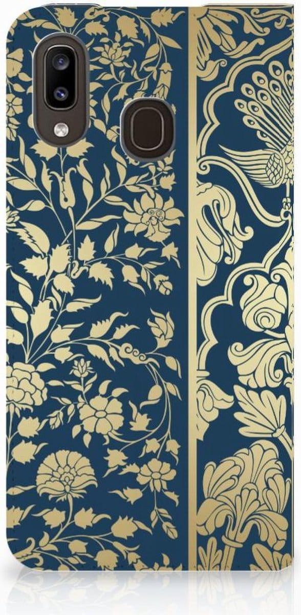 Samsung Galaxy A30 Smart Cover Beige Flowers