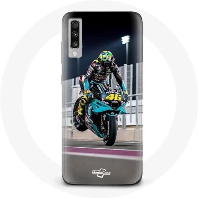 Coque pour Samsung Galaxy A50 Valentino Rossi Pilote de vitesse motoGP
