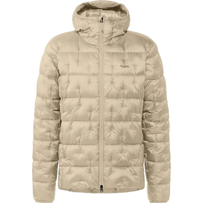 Haglofs Hede Down Jas Beige S Man