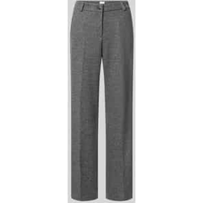 Wide leg broek met wol model 'MAINE'
