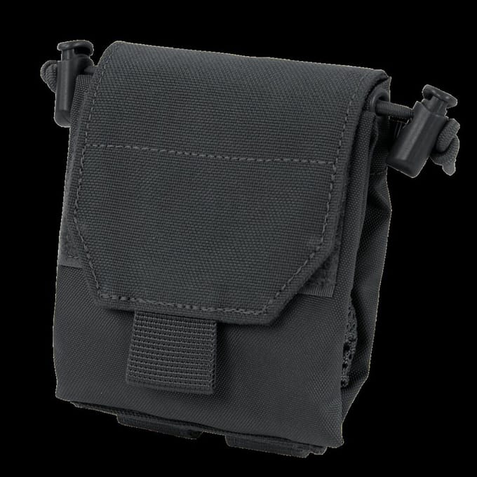 Condor Micro Dump Pouch Zwart - opvouwbare magazijntas MOLLE