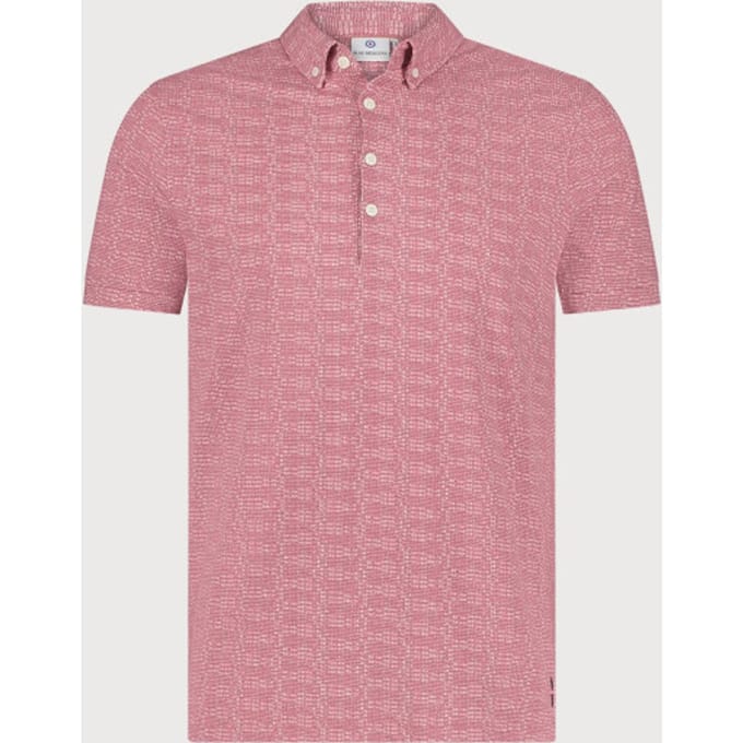 Blue Industry Polo met mini design |
