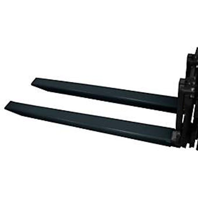 Vorkverlenging, L 1800 x B 125 x 50 mm, zwart