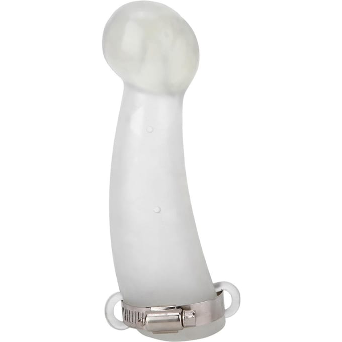Coin Arrondi Silicone Sûr Vache Veau Bétail Taureau Corne Anti-combat Protection Protecteur white