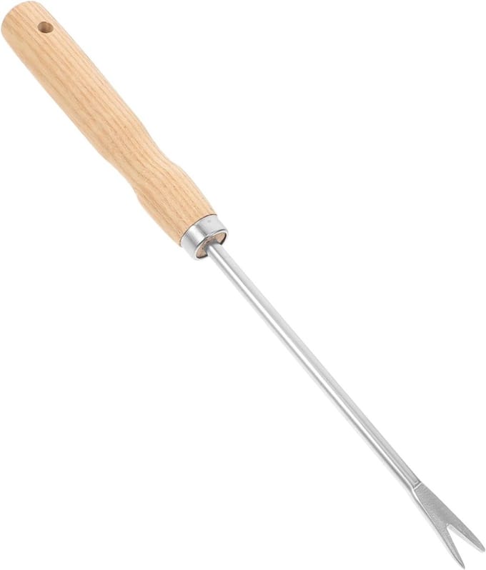 Hand Weed Puller - Onkruidsteker Tuin - Onkruid Verwijderen - Dubbele Tanden Grip - 30 cm Lengte - Multicolor