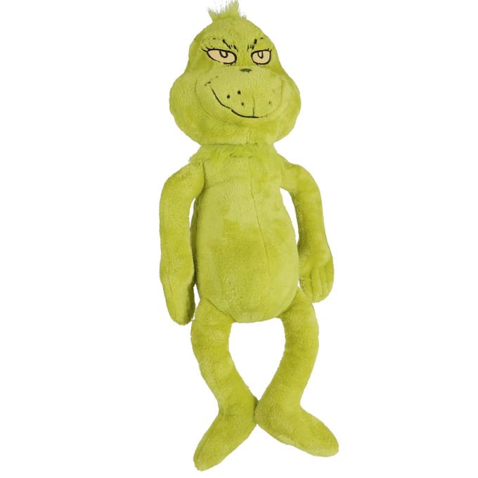 Pluche De Grinch knuffel 90 cm - film speelgoed - multicolor.