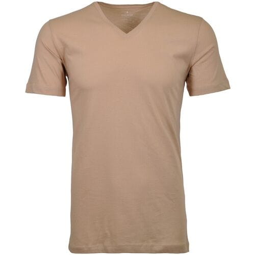 Ragman T-Shirt Fine Single Jersey V-Neck 2Pack Body Fit Light Skin / male
