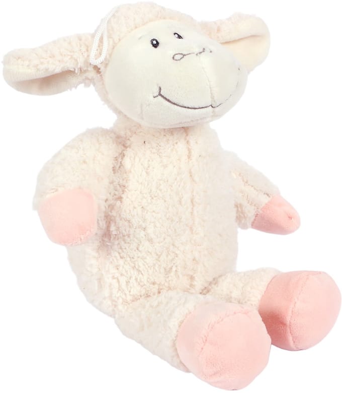 PIA Soft Toys - Pluche Knuffeldier Schaap - zittend - 20 cm