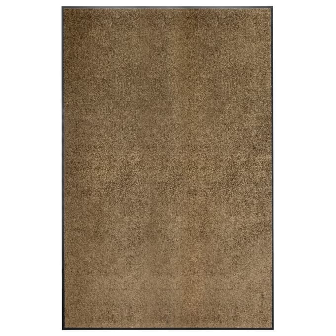 vidaXL - Deurmat - wasbaar - 120x180 - cm - bruin
