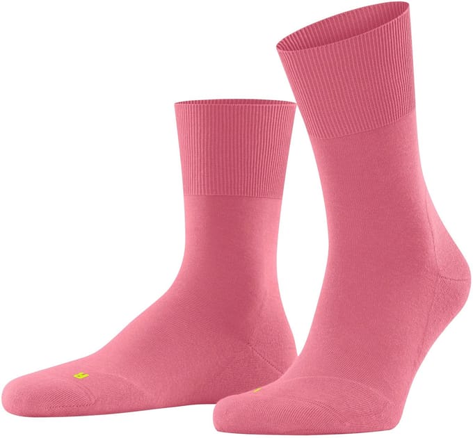 FALKE Run eenkleurig katoen functioneel materiaal sokken unisex rood - maat 37-38