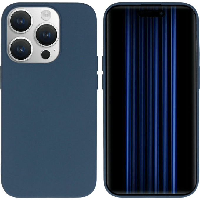 Kees iPhone 15 Pro Telefoonhoesje Blauw