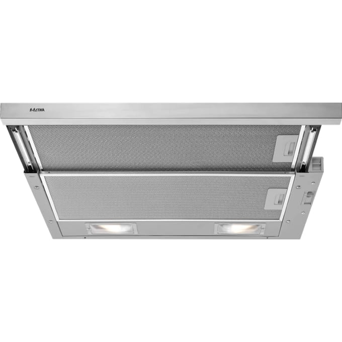 AV361RVS VLAKSCHERM AFZUIGKAP (60 CM)