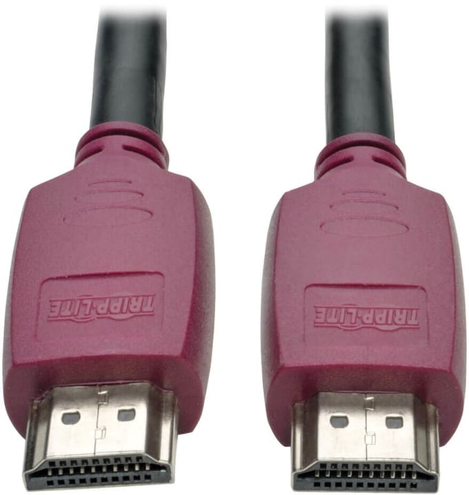 Tripp Lite P569-003-CERT HDMI kabel 0,9 m HDMI Type A (Standaard) Zwart, Bordeaux rood