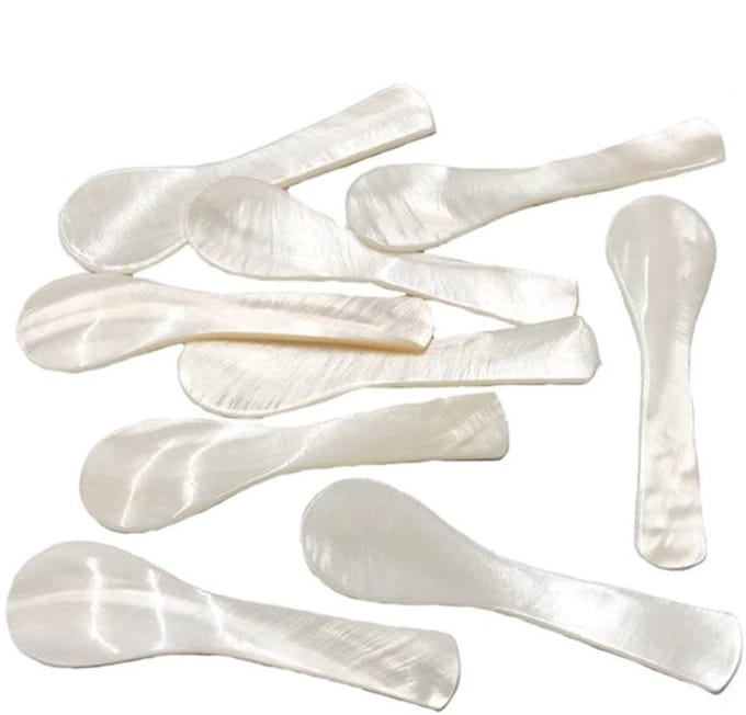 Dailygoody OmGoods Parelmoer Mini Kaviaarlepels
