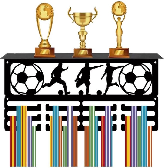 Store_8 - Voetbal medaille display stand - Trofee met 24 haken
