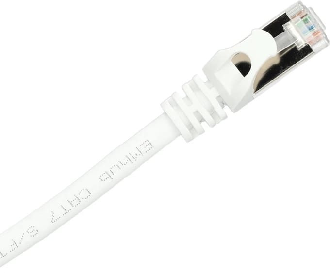 EMhub Cat7 S/FTP netwerkkabel 5 meter - wit (4080222)