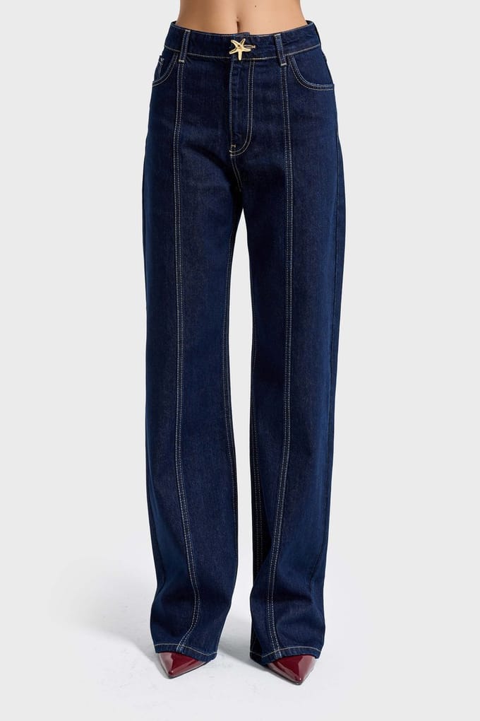 It's Basic - STRAIGHT MID RISE JEANS