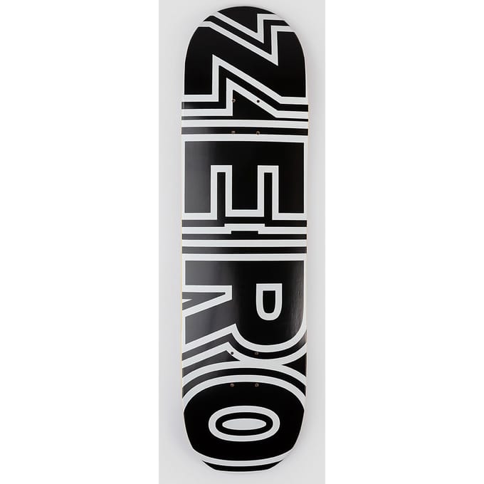 Zero Bold Black 8.5" Skateboard Deck patroon