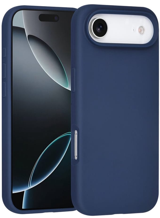 TUNIQ Back cover - iPhone 17 Air - Dark Blauw - Schokabsorberend - Antislip Grip