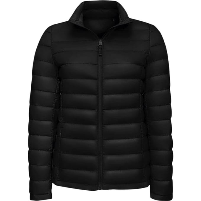 SOLS Dames/Dames Wilson Waterdichte Jas (Zwart)