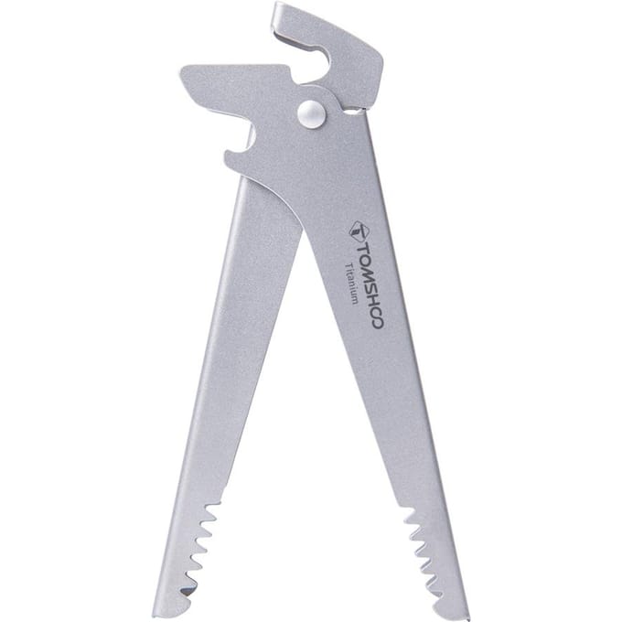 Titanium potclip Multifunctionele keukengereiclip Hittebestendige pannenlap Antislippot zilver