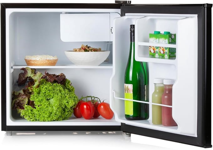 Mini Koelkast 43L - E - Compact en Stil - Ideaal voor Thuis en Camping