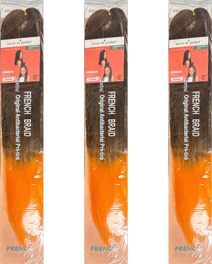 Probel French Braid 26inch - T1B/Orange 3x