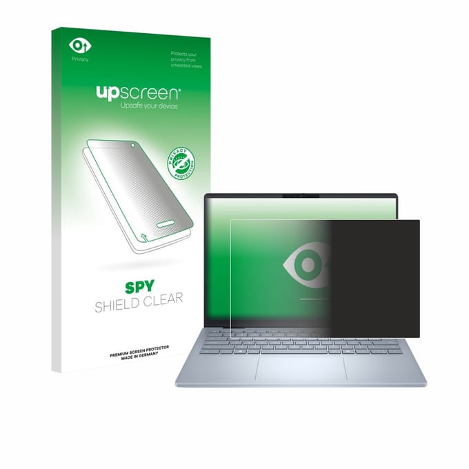 upscreen - privacy screenprotector voor Dell 14 Plus Laptop - Folie Beschermfolie Blauwlichtfilter
