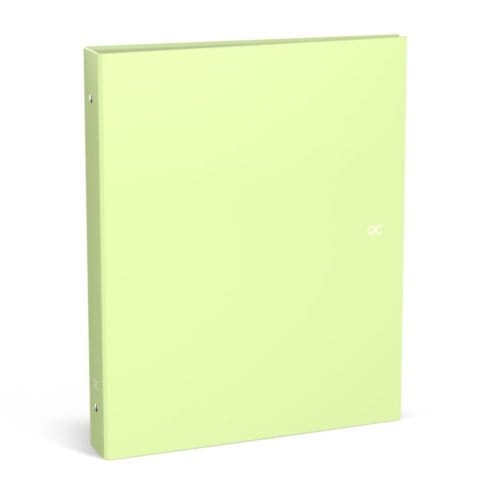 Qc colour - ringband a4, 23 ringen, matcha groen