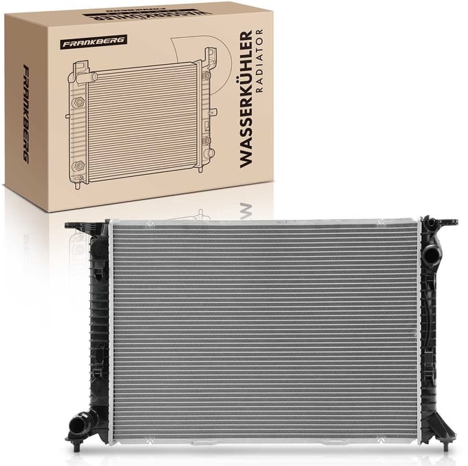 Frankberg 1x radiator waterkoeler motorkoeler voor Audi