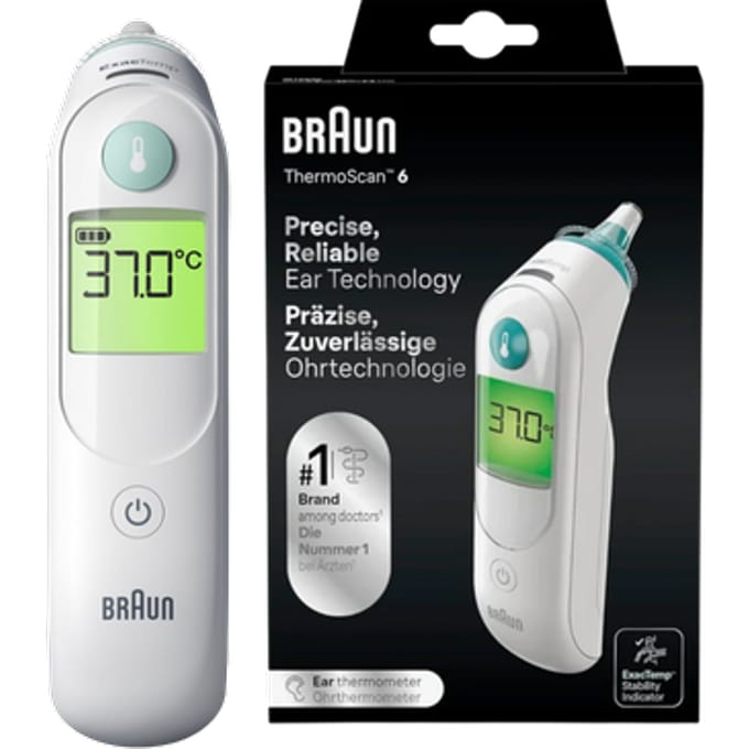 Braun IRT 6515 ThermoScan 6 Infrarood Koortshermometer