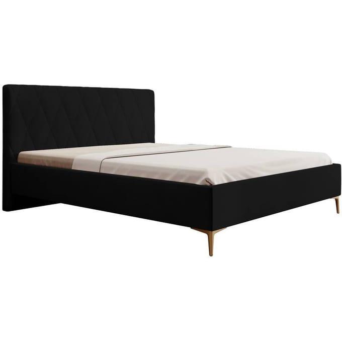 Bedframe Ticaro velvet 140 x 200 cm | Selsey Design