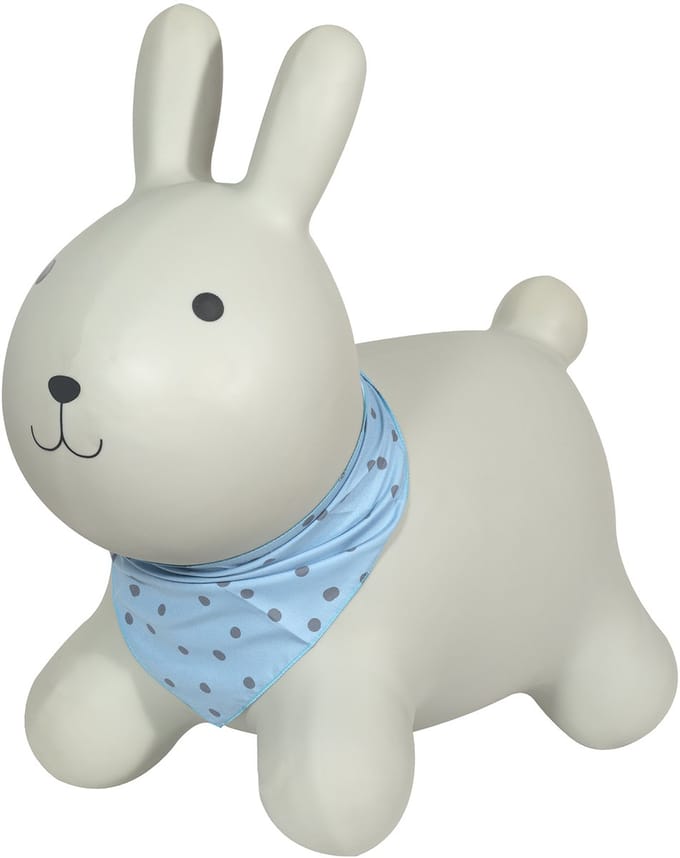 Kindsgut - Skippydier - Konijn - Hoge kwaliteit skippybal dier - Inclusief luchtpomp - Speelgoed 2 jaar