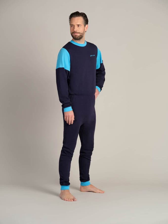 Plukpak volwassenen | Rugritssluiting | Hansop | Jersey  | Donkerblauw| S