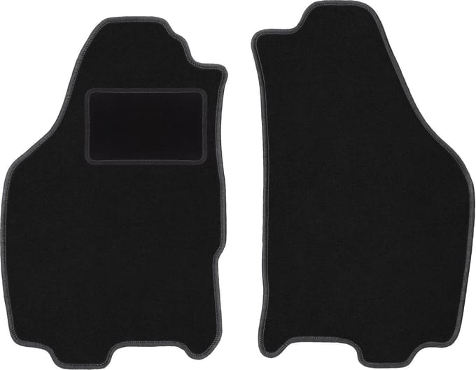 Voormatten zwart voor: Lancia Ypsilon II hatchback (2003-2011)