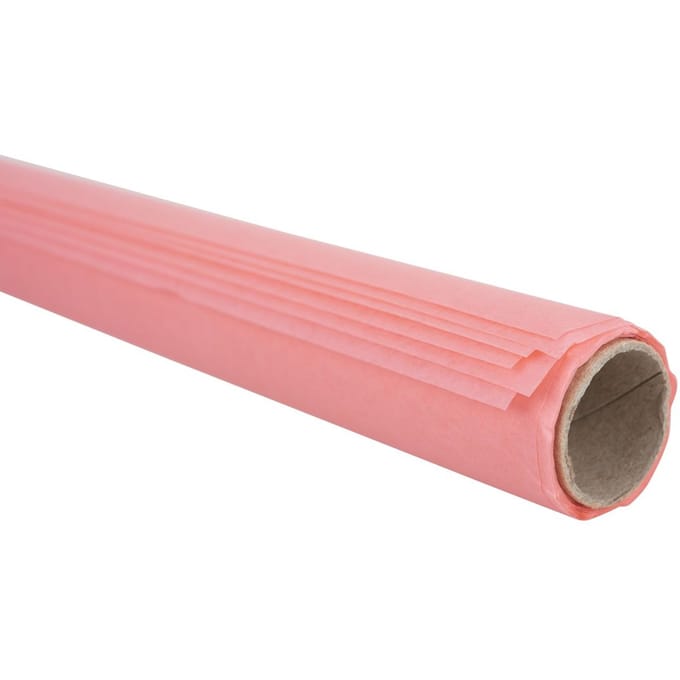 Zijdevloeipapier, 50 x 70 cm, 20g/m², 6 vellen - Roze