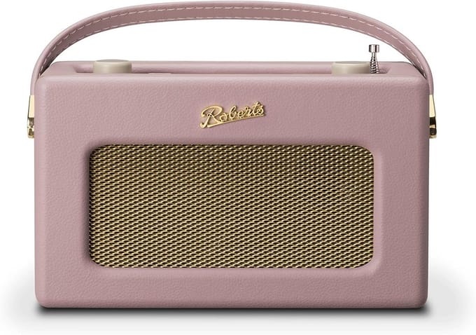 Draagbare radio met DAB+, FM, Bluetooth en WiFi - Donkerroze