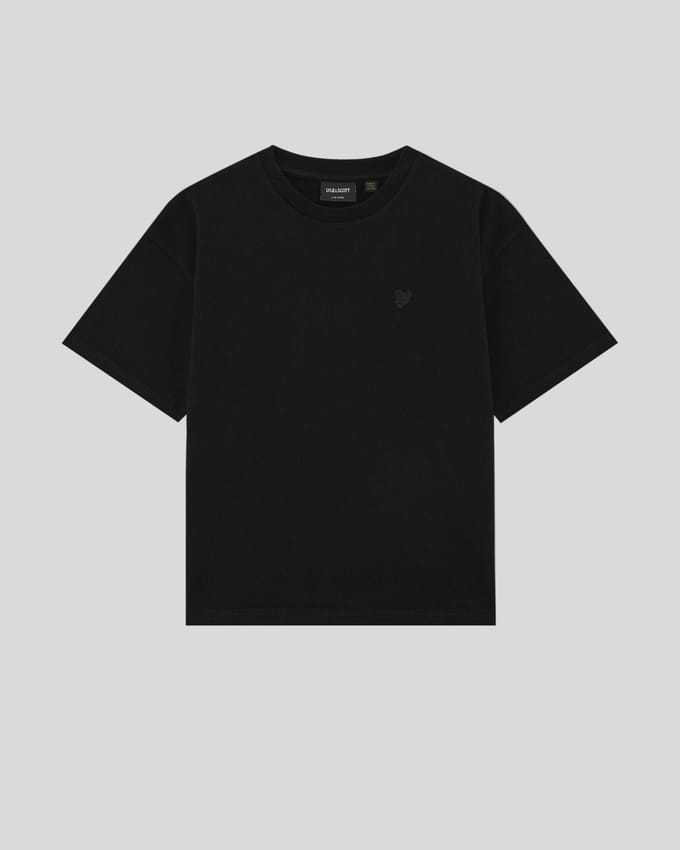 Lyle & Scott jongens zwaargewicht relaxed T-shirt - zwart