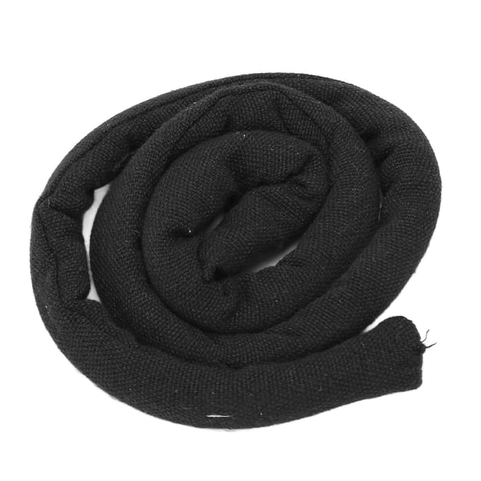 Élastiques à cheveux en spirale pliables pour dreadlocks longs et épais, noir pur black