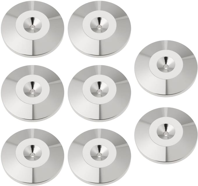 Dailygoods - 8 Stuks Speaker Spike Protector Pads voor Vloerbescherming